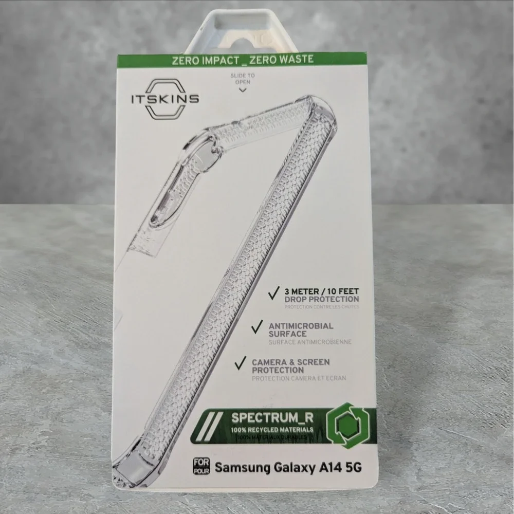 Itskins Spectrum_R  Clear‎ Case for Samsung Galaxy A14 5G - Transparent T8